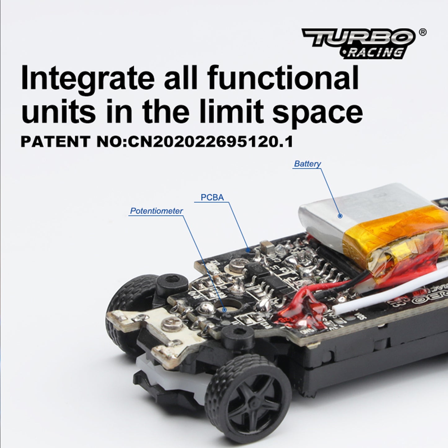 Turbo RC 1:76 Mini Sports Car C74 4CH 2.4GHZ Remote Control Full Proportional RTR Kit with 2 Replaceable Body Shell